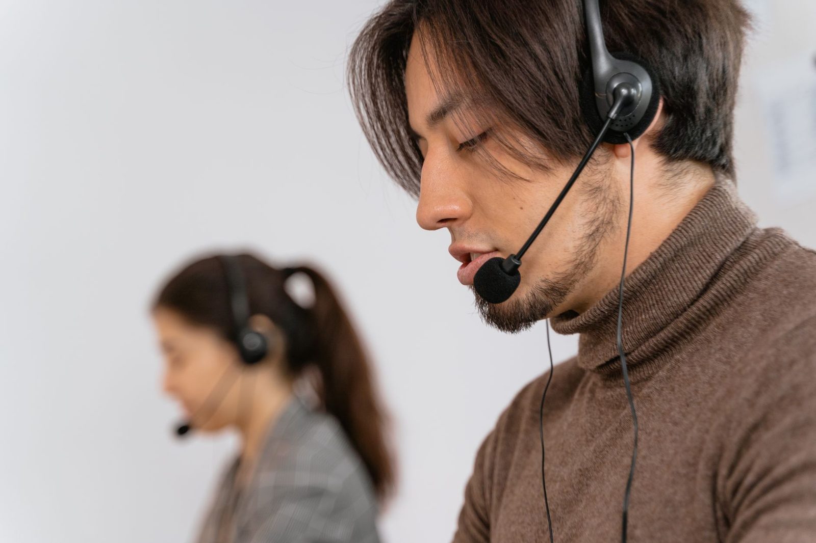 Professional customer service representative ready to assist with locksmith needs